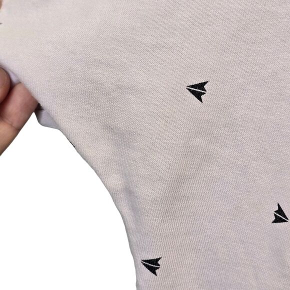 Reebok Men's Purple All Over Graphic Paper Plane Print Short Sleeve T-Shirt M - Picture 10 of 16